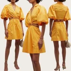 NWT | Jonathan Sinkhai | Aulora Cutout Poplin Mini Dress | Zinnia | Medium